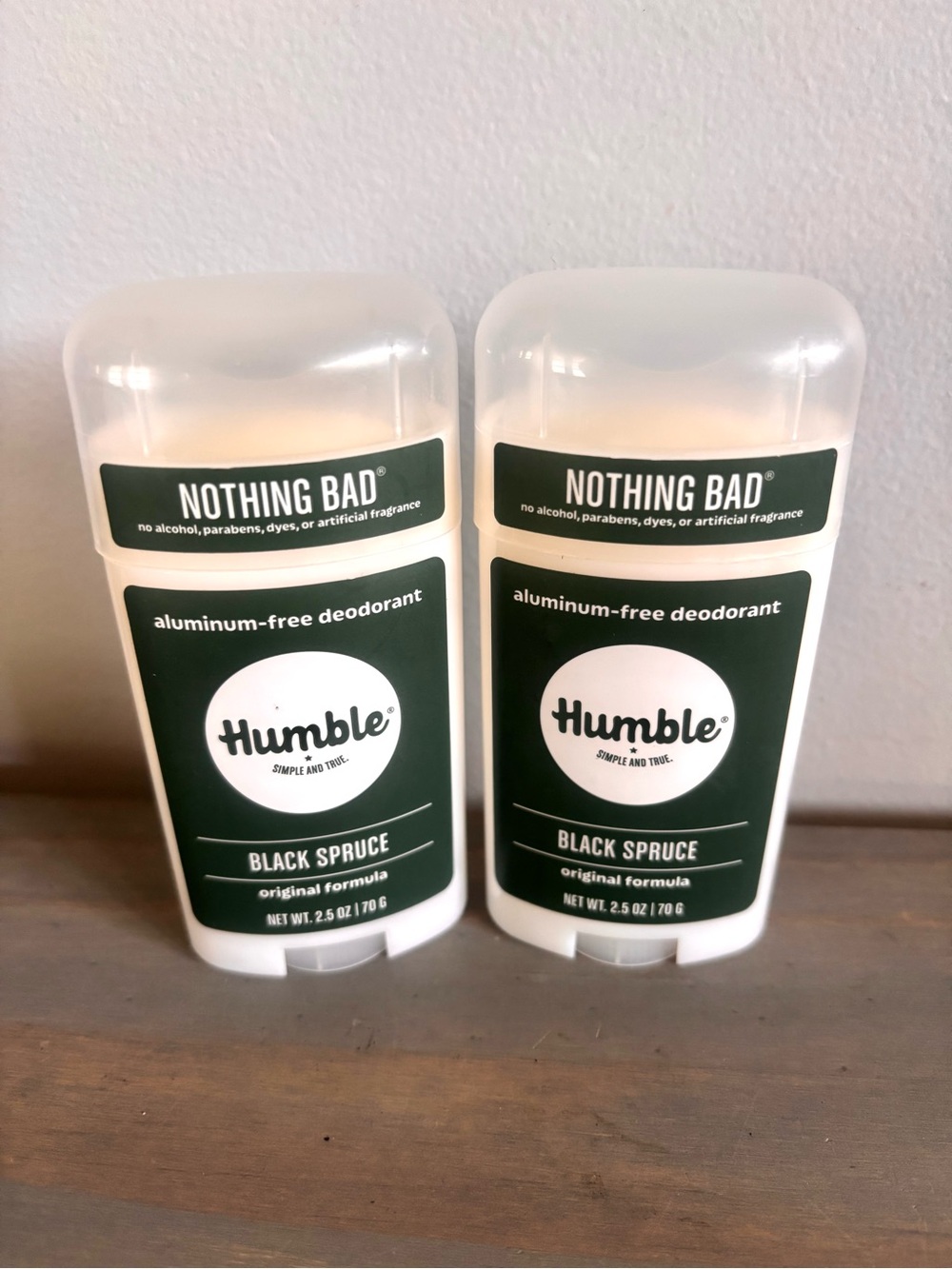 Humble Deodorant- Black Spruce Scent- 2.5 Oz- 2 Pack